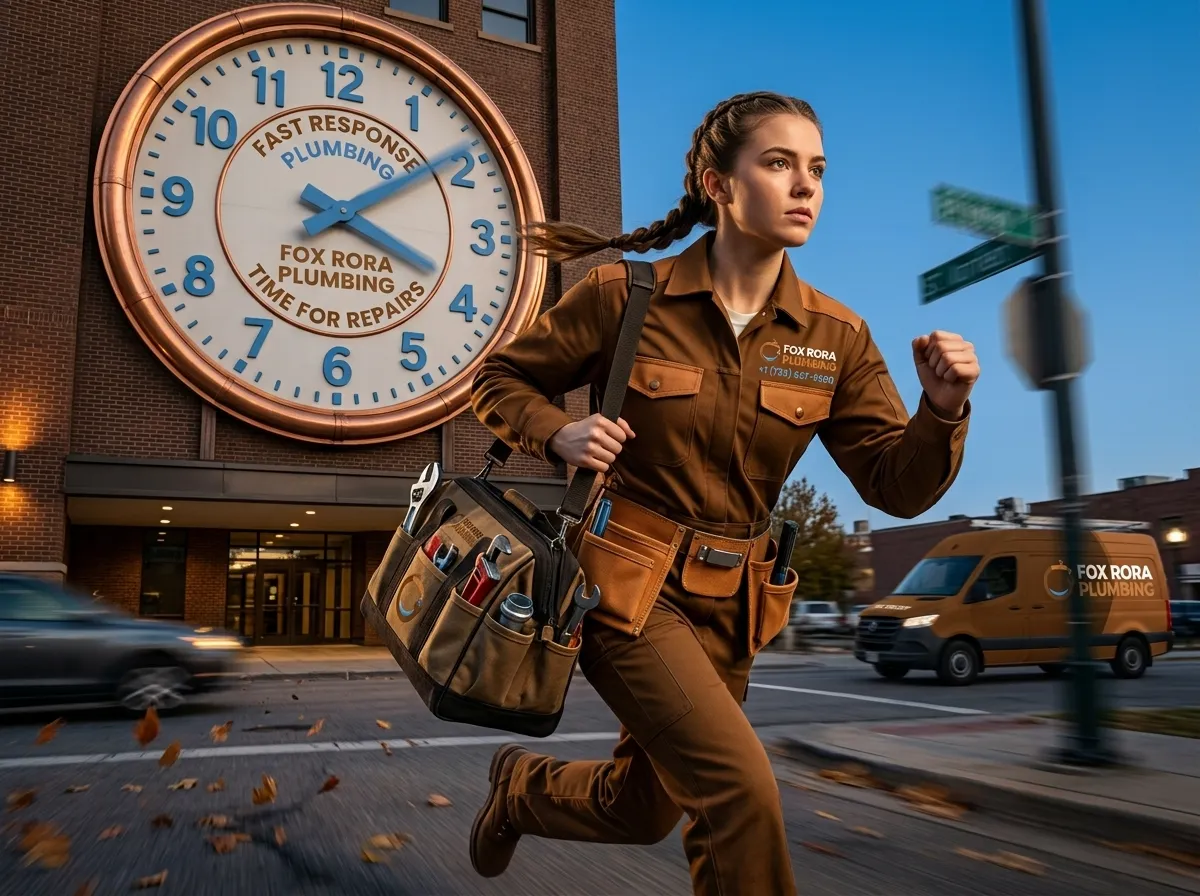 24/7 Fast Response Emergency Plumbing Service Van - Fox Rora Plumbing Aurora CO